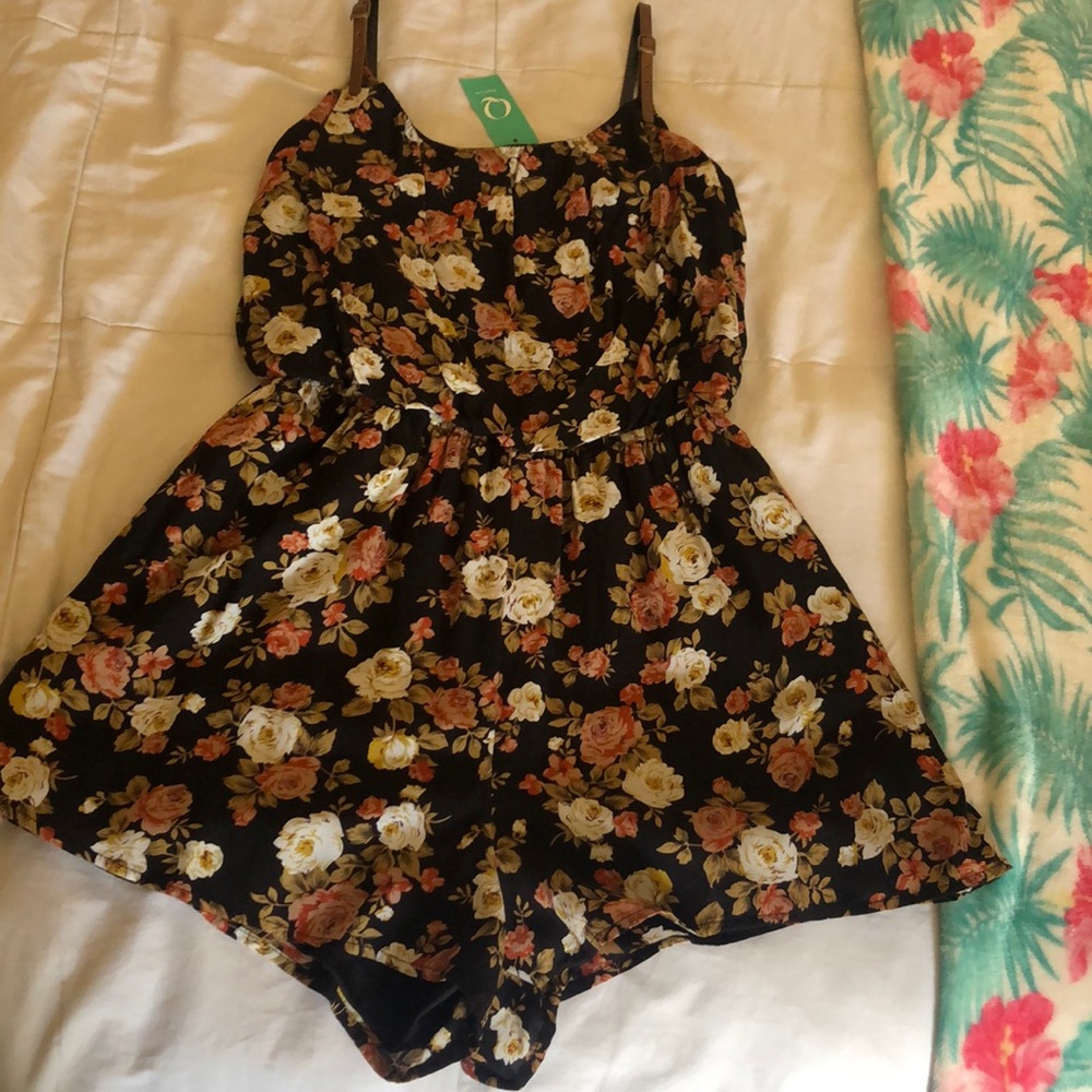Women’s floral romper